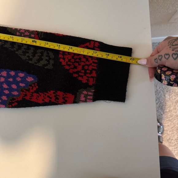 FARM Rio Colorblock Fruit & Mushroom Cardigan – M – Statement Boho Sweater - Picture 10 of 11